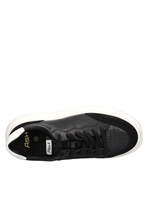 Sneakers in pelle ASH | IMPULS CHROME FREE CALF SUEDENERO-BIANCO
